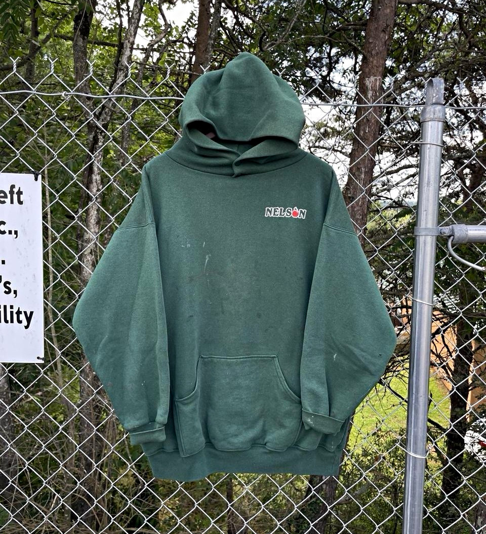 True Vintage 1960s/1970s Rim Point Heavyweight Double Face Faded Green Hoodie True Vintage 1960s/1970s Rim Point Heavyweight Double Face Faded Green Hoodie