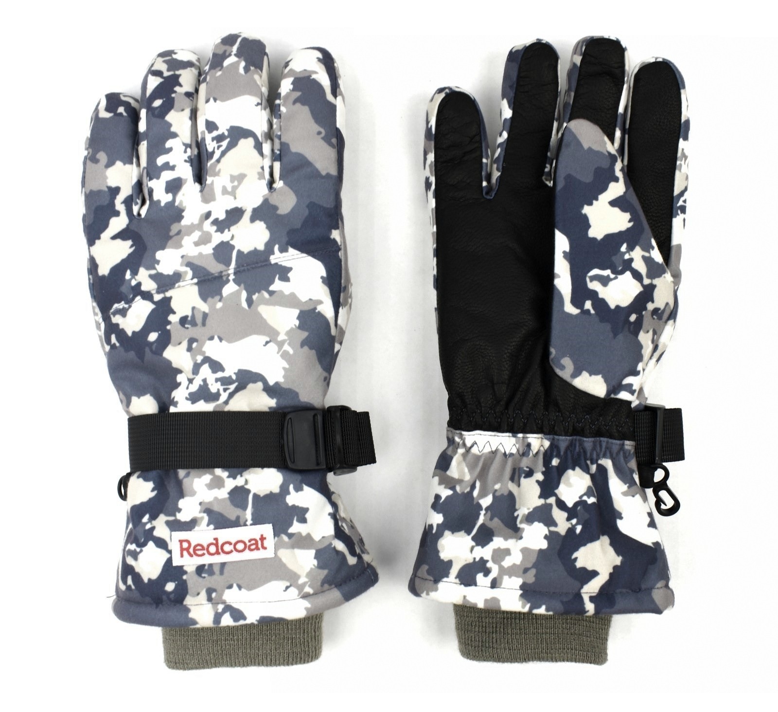 REDCOAT Men's Water Resistant Fleece-lined Winter Gloves - Snow Camo