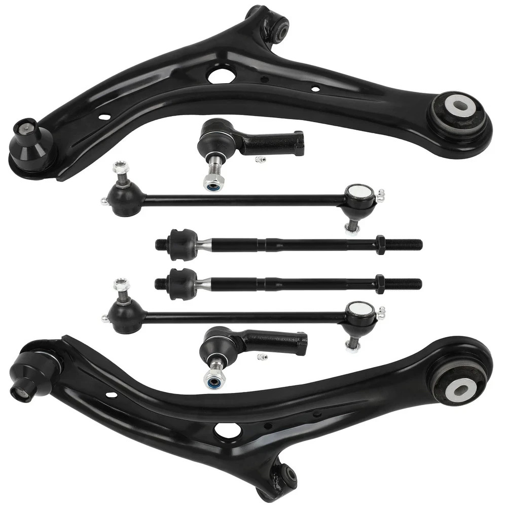 8pc Control Arm Suspension Kit 2011-2018 Ford Fiesta Tie Rod Sway Bar Ball Joint