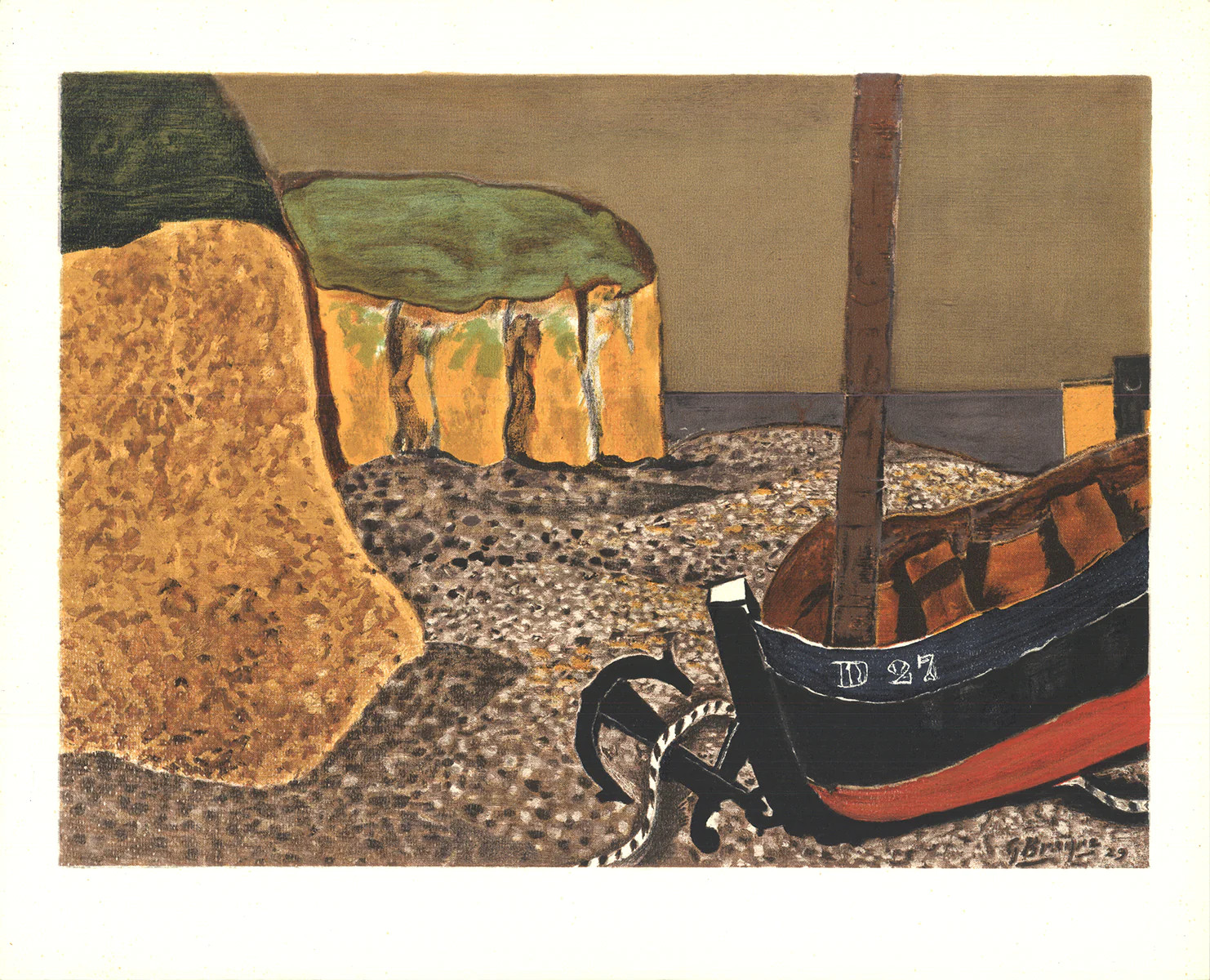GEORGES BRAQUE La Barque DLM27 12\