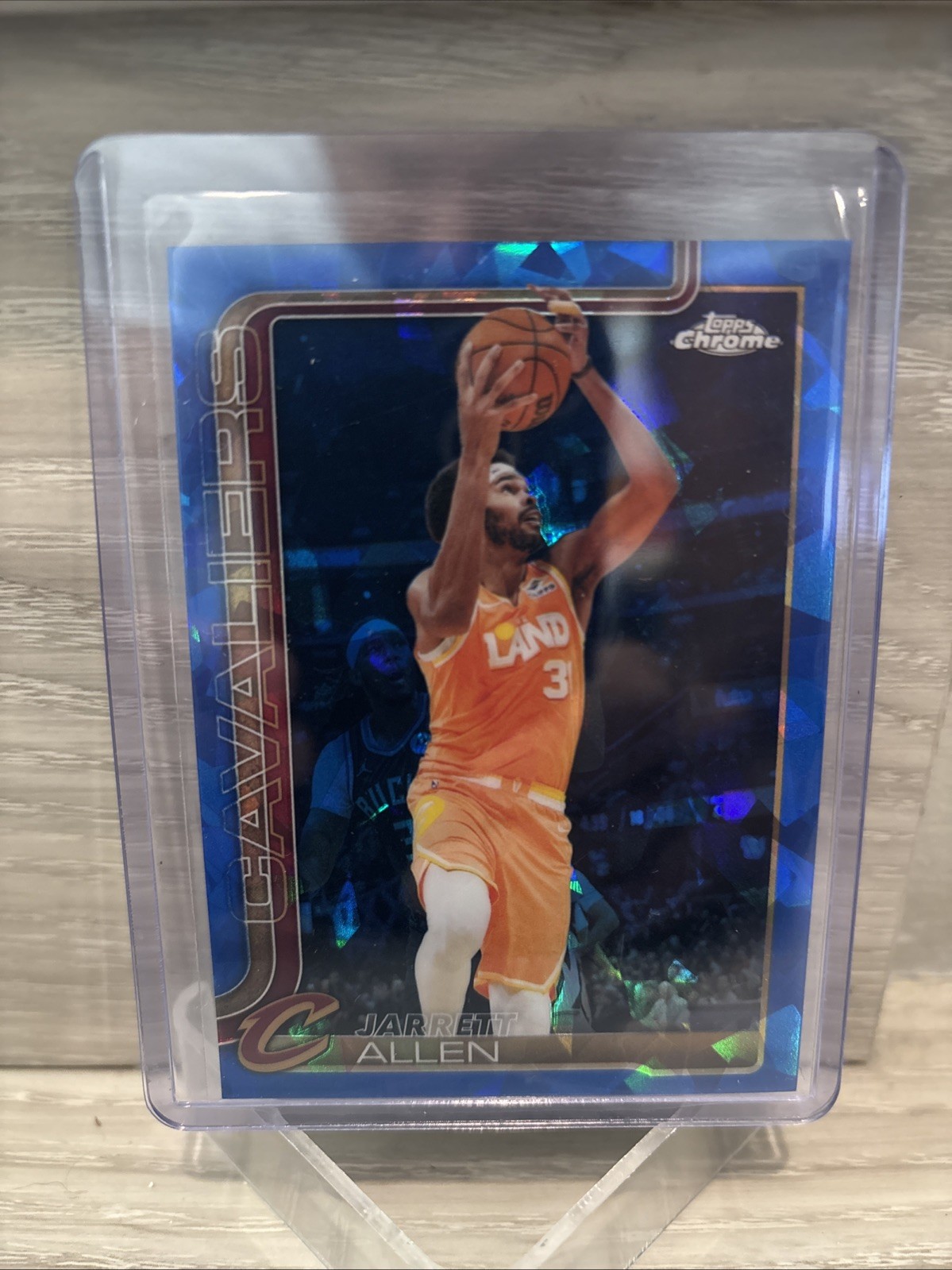 2025-26 Topps Chrome Update Sapphire Jarrett Allen #57 Cleveland Cavaliers
