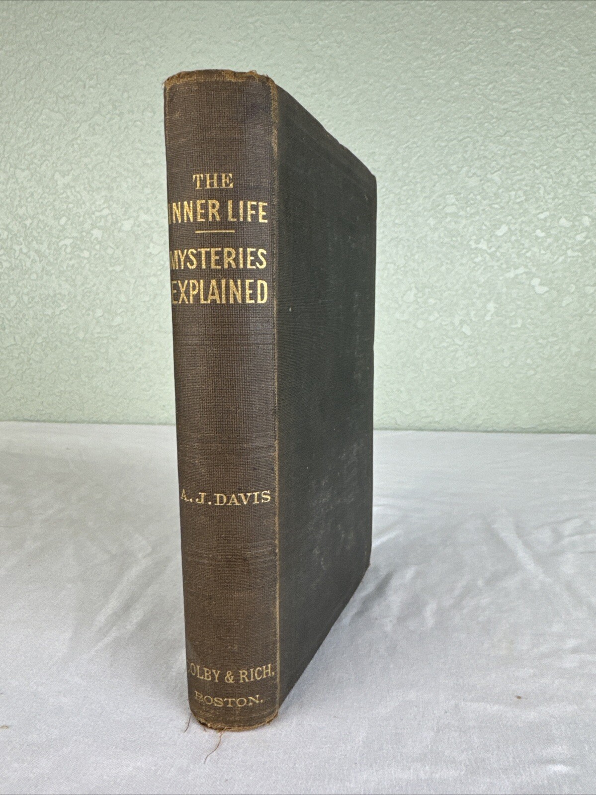 Present Age Inner Life Mysteries Andrew Jackson Davis 1868 Occult Spiritualism