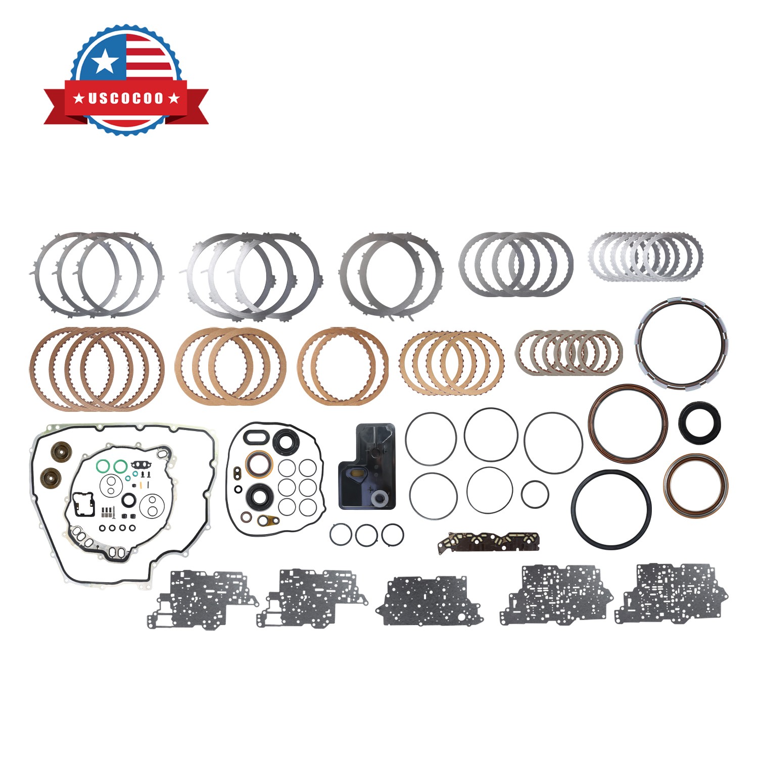Transmission Rebuild Kit Gen1 Gaskets-Seals-O-rings for GM 6T70 6T75 07-2012 New