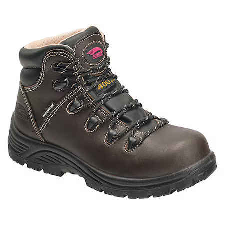 Avenger Safety Footwear A7130 Women\'s 6-Inch Work Boot, 10, Composite Toe, 6 In
