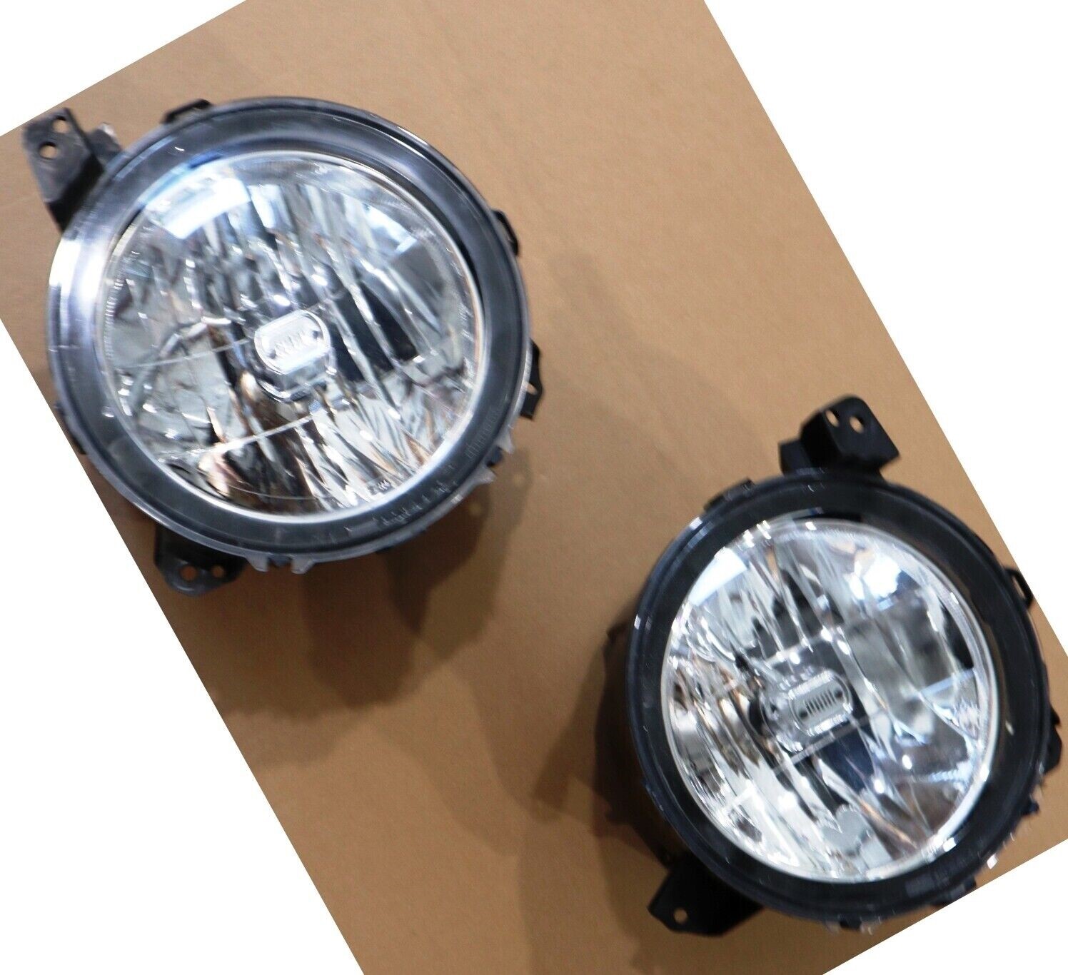 18-24 Wrangler 20-24 Gladiator HALOGEN Headlights Jeep Left + Right Pair OEM