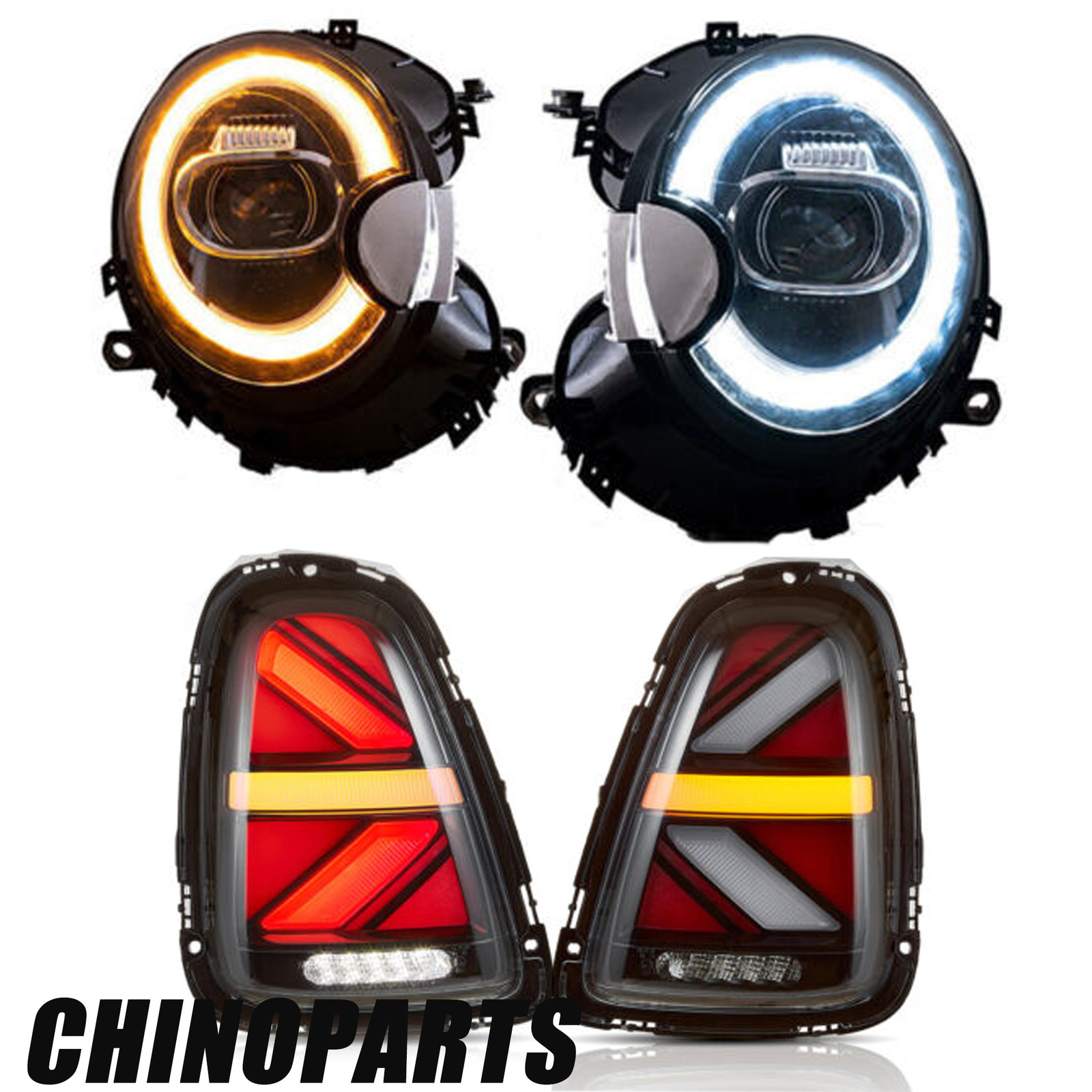 VLAND LED Headlights&Taillights For 2007-2013 BMW Mini Cooper S R56 R57 R58 R59