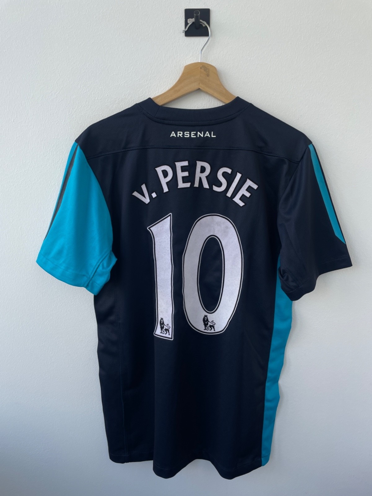 Authentic ARSENAL LONDON 2011/2012 Away Football Shirt Jersey Trikot van PERSIE