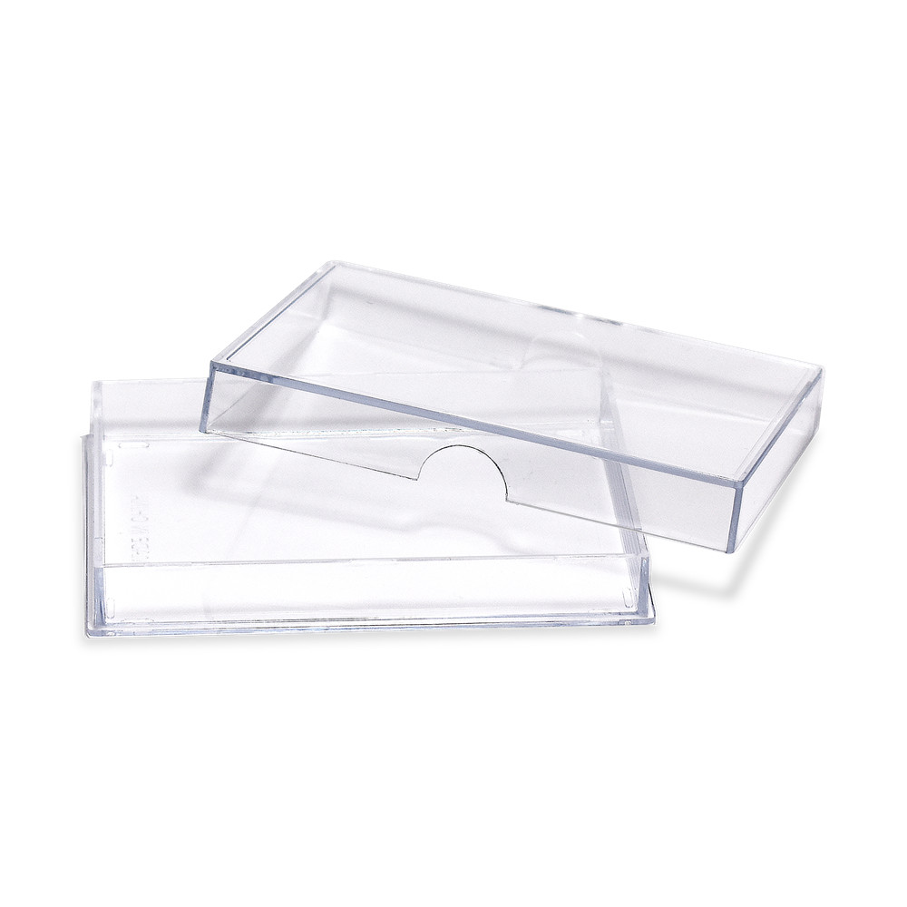 10 Pack of 25 Count 2-Piece Plastic Box Deck Case Card or Booklet Holder 10 Pack of 25 Count 2-Piece Plastic Box Deck Case Card or Booklet Holder