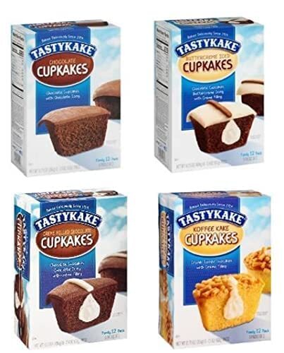 Tastykake Chocolate | Buttercreme | Chocolate Creme Filling | 1-Koffee Cake