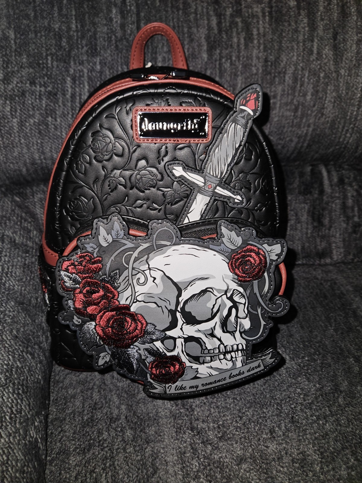 Loungefly Dark Romance Mini Backpack (Books-A-Million Exclusive) Loungefly Dark Romance Mini Backpack (Books-A-Million Exclusive)