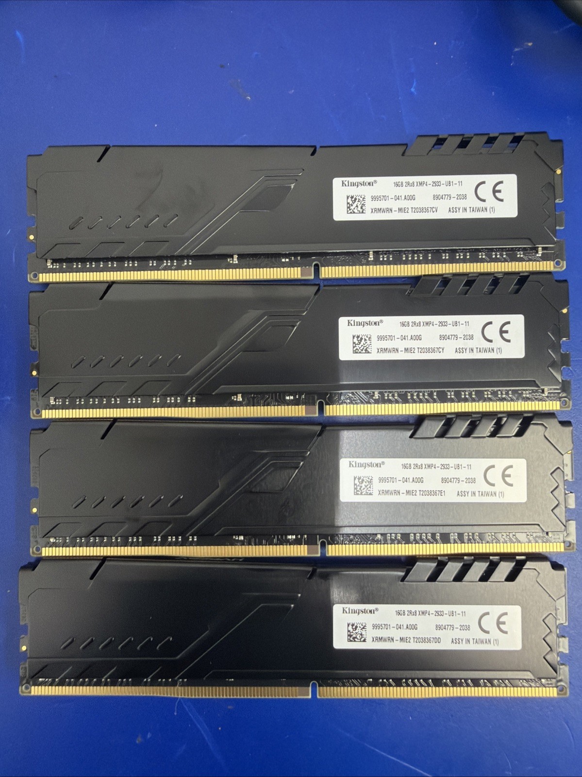 Kingston (HyperX Fury ) DDR4 64gb 4x16 2933 MHz (PC4-23400) Kingston (HyperX Fury ) DDR4 64gb 4x16 2933 MHz (PC4-23400)