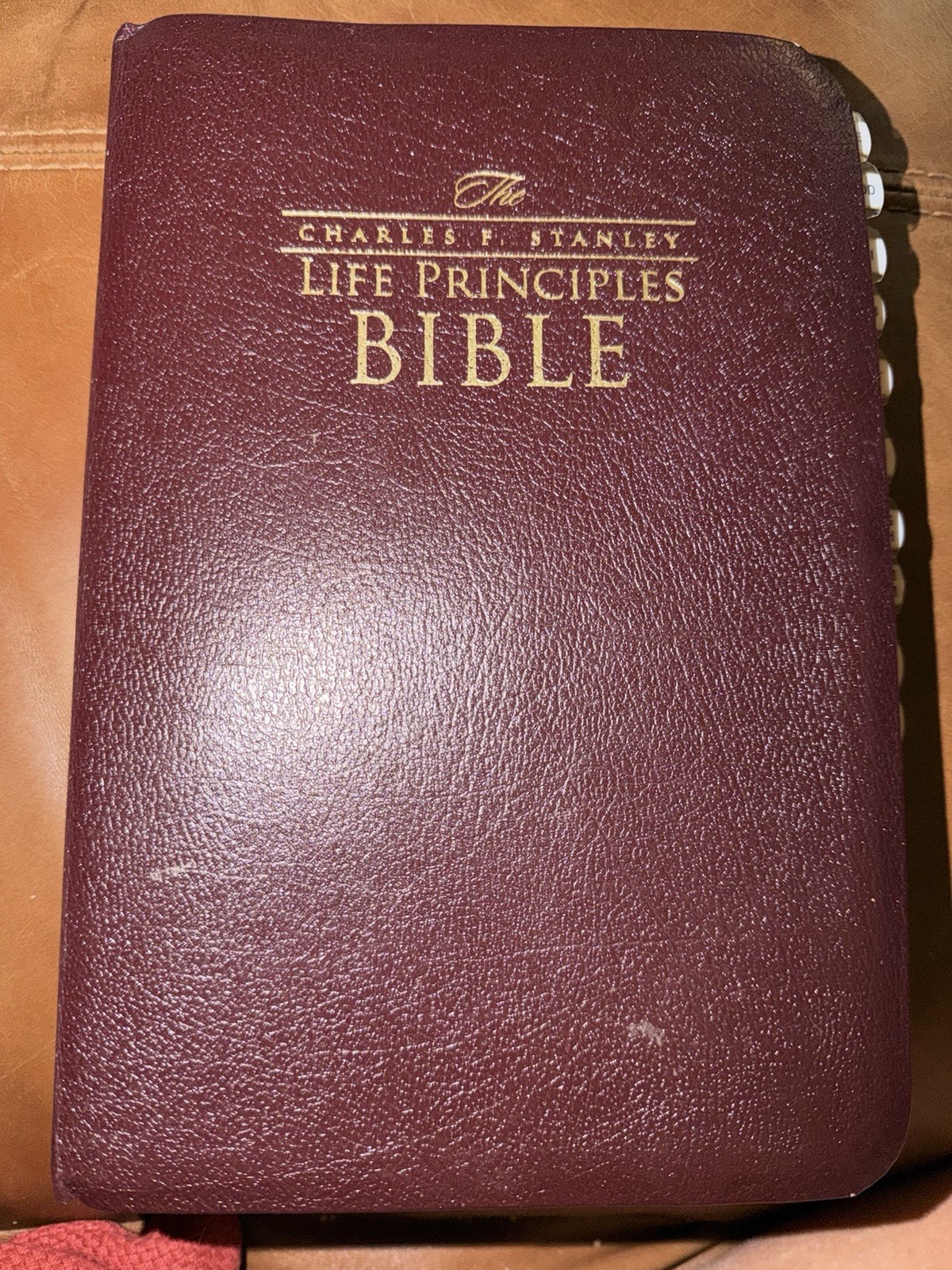 THE CHARLES F. STANLEY LIFE PRINCIPLES BIBLE NKJV NELSON BURGUNDY BONDED LEATHER THE CHARLES F. STANLEY LIFE PRINCIPLES BIBLE NKJV NELSON BURGUNDY BONDED LEATHER