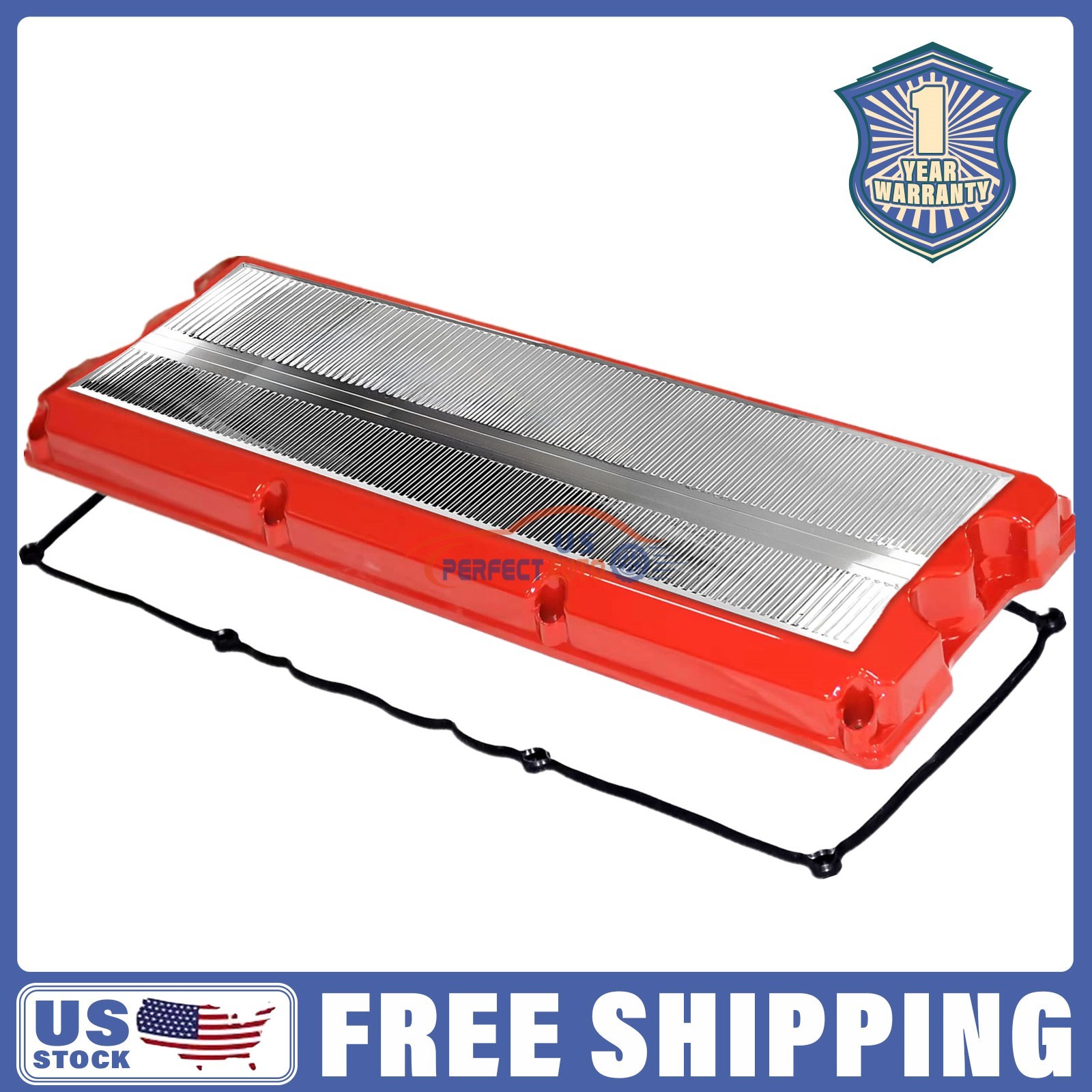 3104387 Engine Valve Cover For Cummins ISX 15 with Gasket Chrome Upper Cover