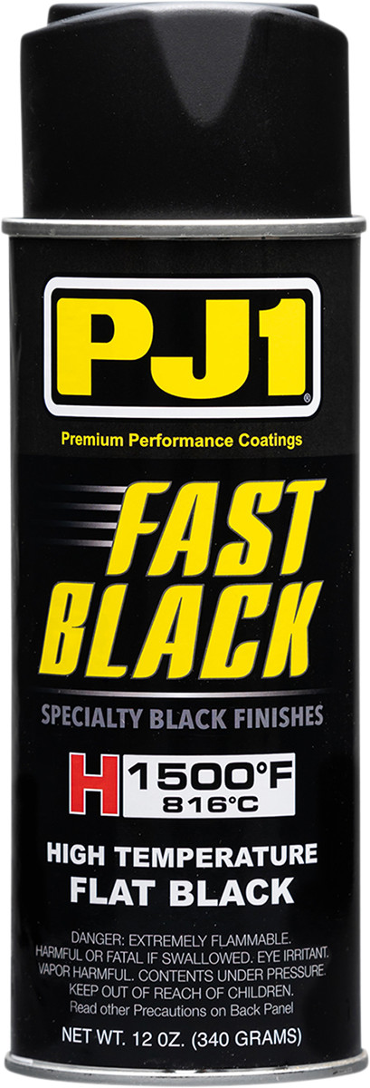 PJ1/VHT Matte Black High-Temp Exhaust Paint 12 oz Aerosol 1500F 16-HIT