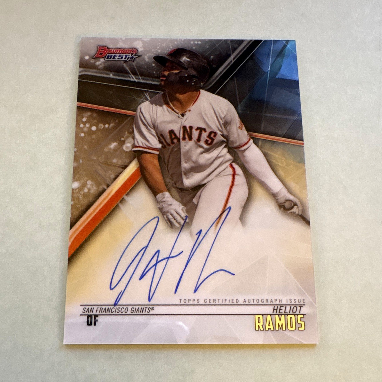 Topps 2018 Bowman\'s Best Best of 2018 Heliot Ramos #B18-HR Refractor Auto RC