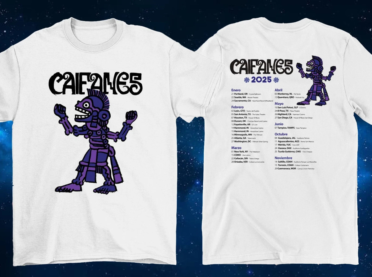 Caifanes Band Tour Adult TShirt Cotton S To 5XL RI_349 Caifanes Band Tour Adult TShirt Cotton S To 5XL RI_349