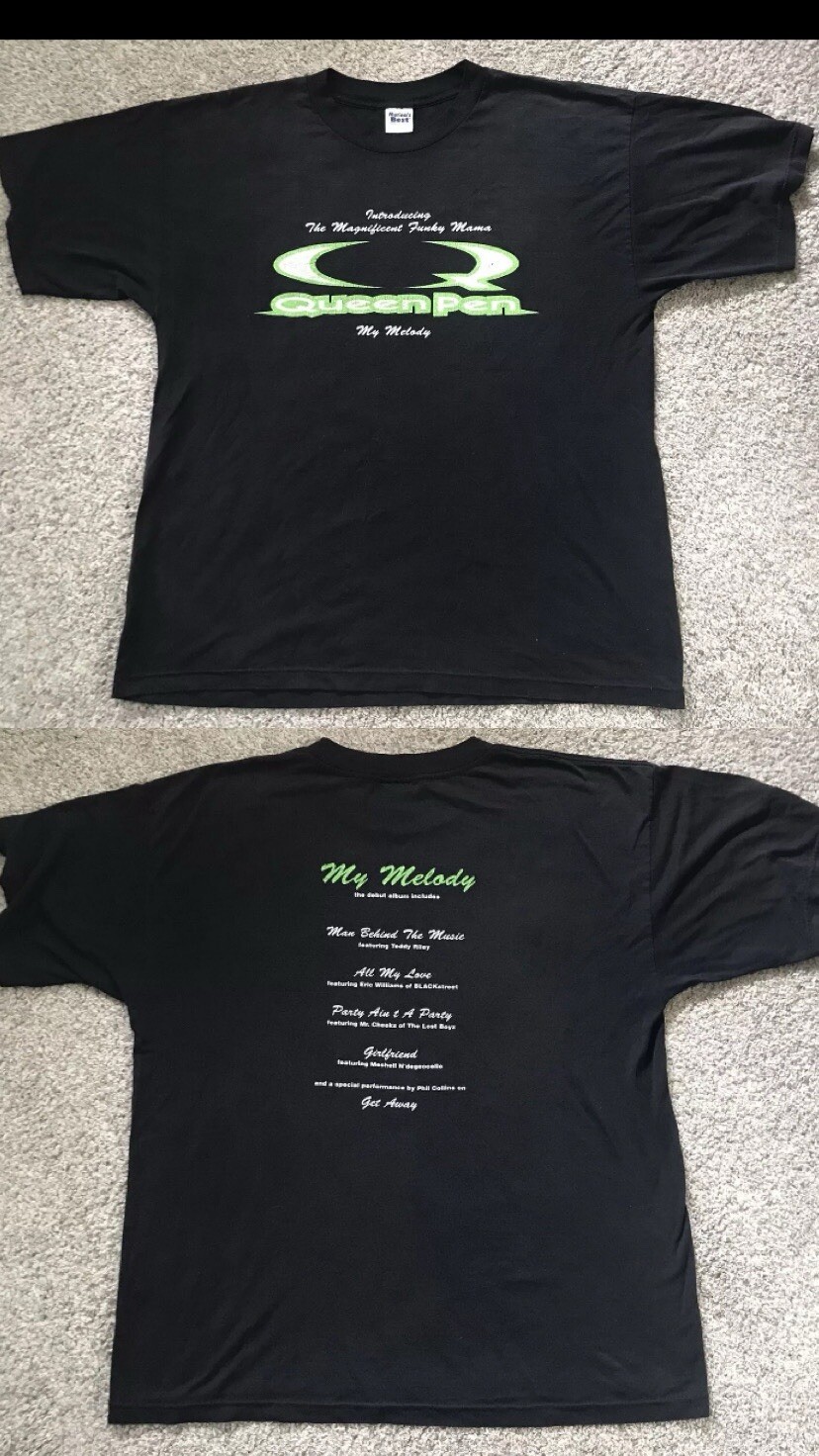 Vtg Queen Pen T Shirt 90s Blackstreet No Diggity Rare Obscur Rap Tee Teddy Riley