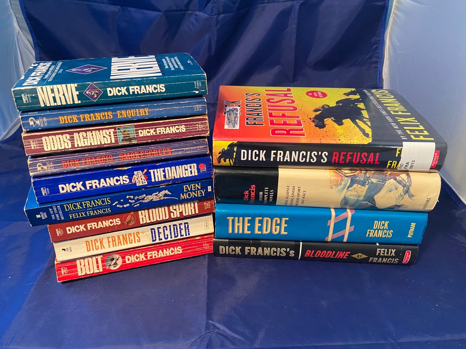 Dick Francis 13 Books Lot HB PB Mystery Horse Racing Thriller Edge Bloodline