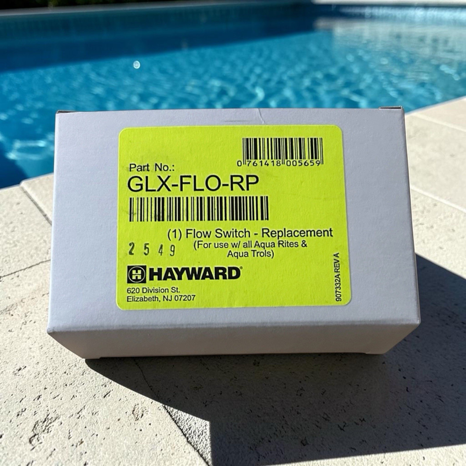 OEM Hayward Flow Sensor / Flow Switch GLX-FLO-RP OEM Hayward Flow Sensor / Flow Switch GLX-FLO-RP