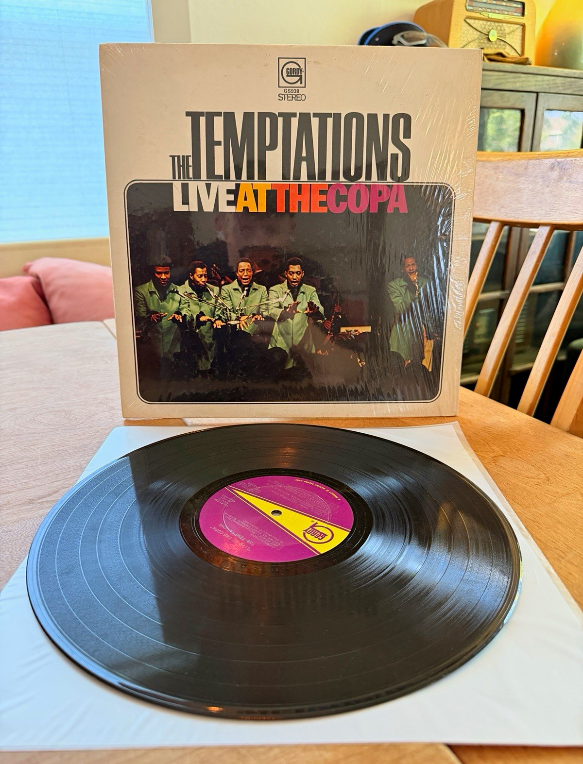 The Temptations Live At The Copa LP Gordy GS 938 1968 Orig Shrink NM