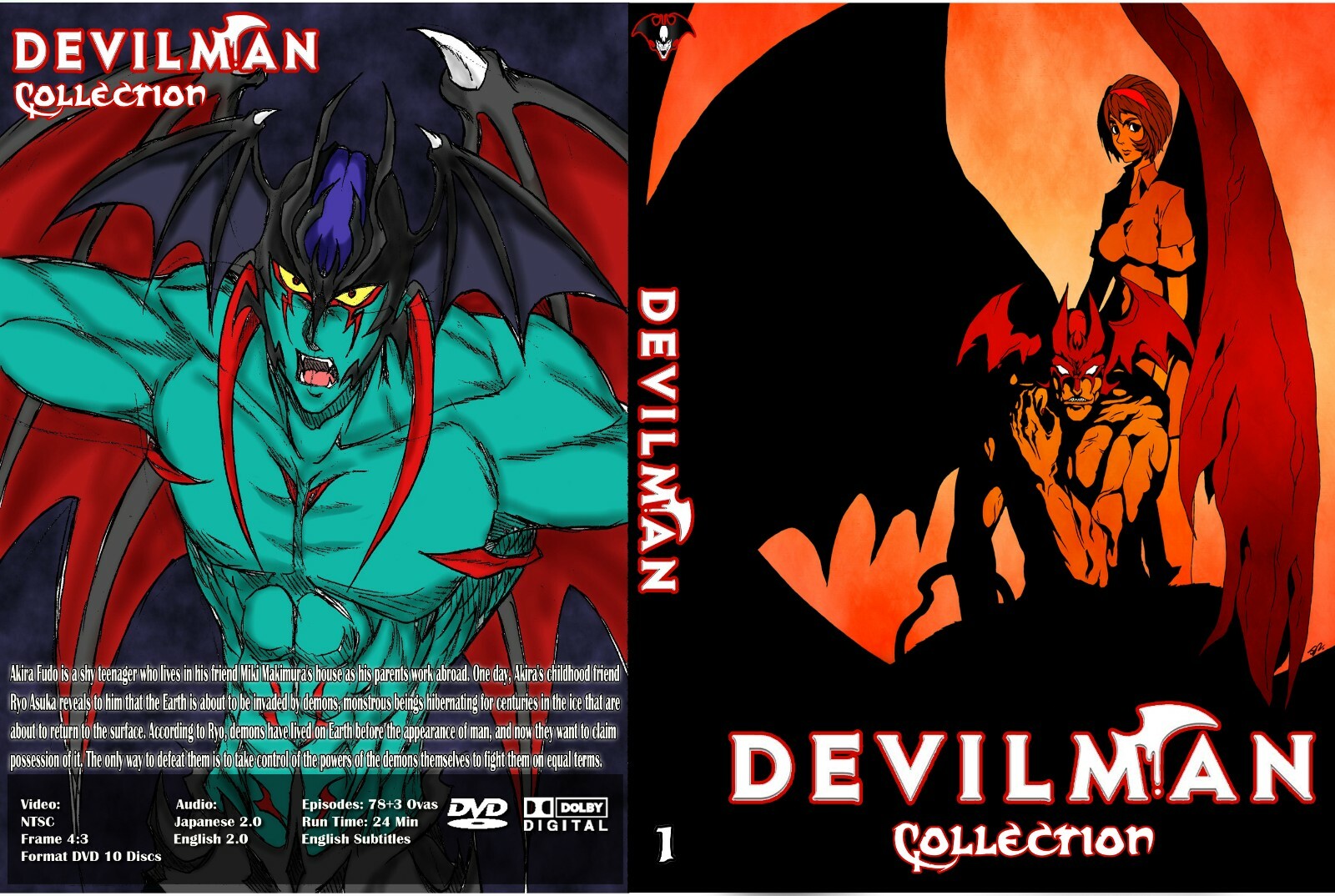 Devilman Anime Collection Episodes 78 + 3 Ovas Devilman Anime Collection Episodes 78 + 3 Ovas