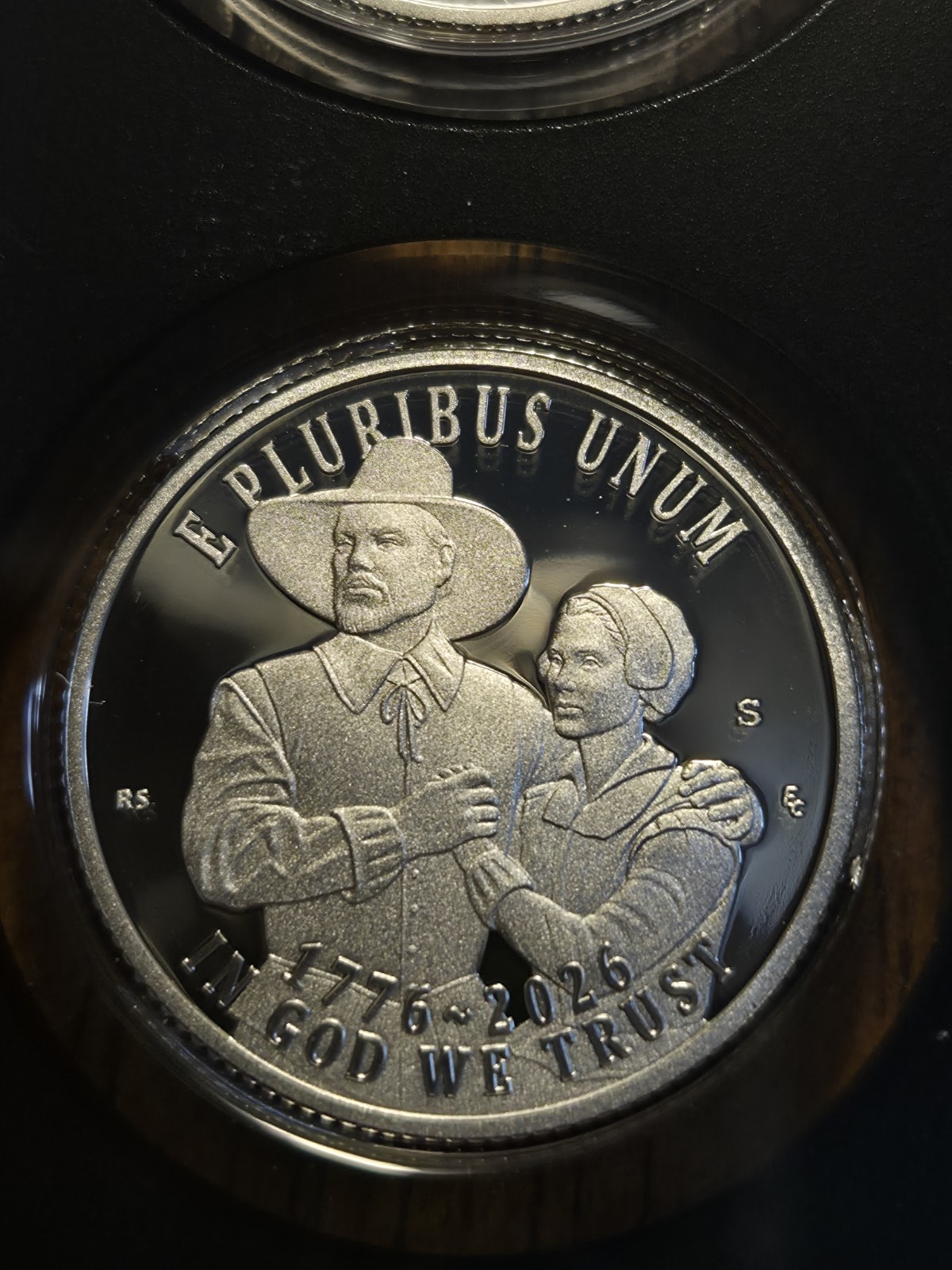 2026-S Silver Proof Mayflower Compact Quarter - 99.9% Fine Silver