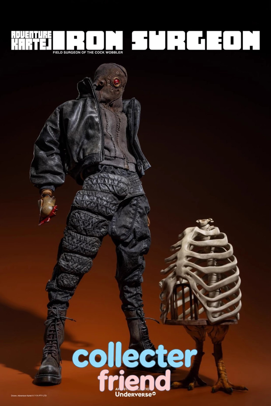 Underverse UV20241 UV Adventure Kartel The Iron Surgeon Action Figure gift