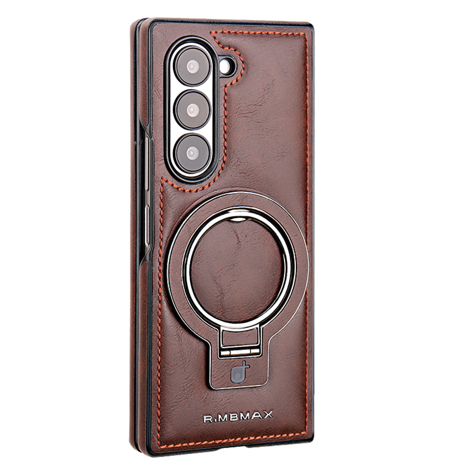 For Samsung Galaxy Z Fold 7/Fold6/8/5/4 Luxury Leather Magnetic Case with Stand