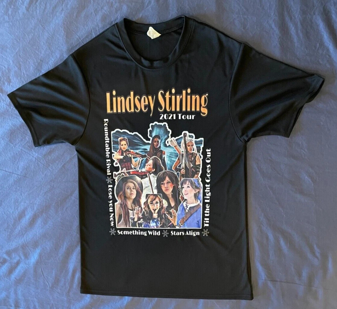 Hot Lindsey Stirling 2021 Artemis Tour Unisex Cottonn Black Men Shirt 1P1487 Hot Lindsey Stirling 2021 Artemis Tour Unisex Cottonn Black Men Shirt 1P1487