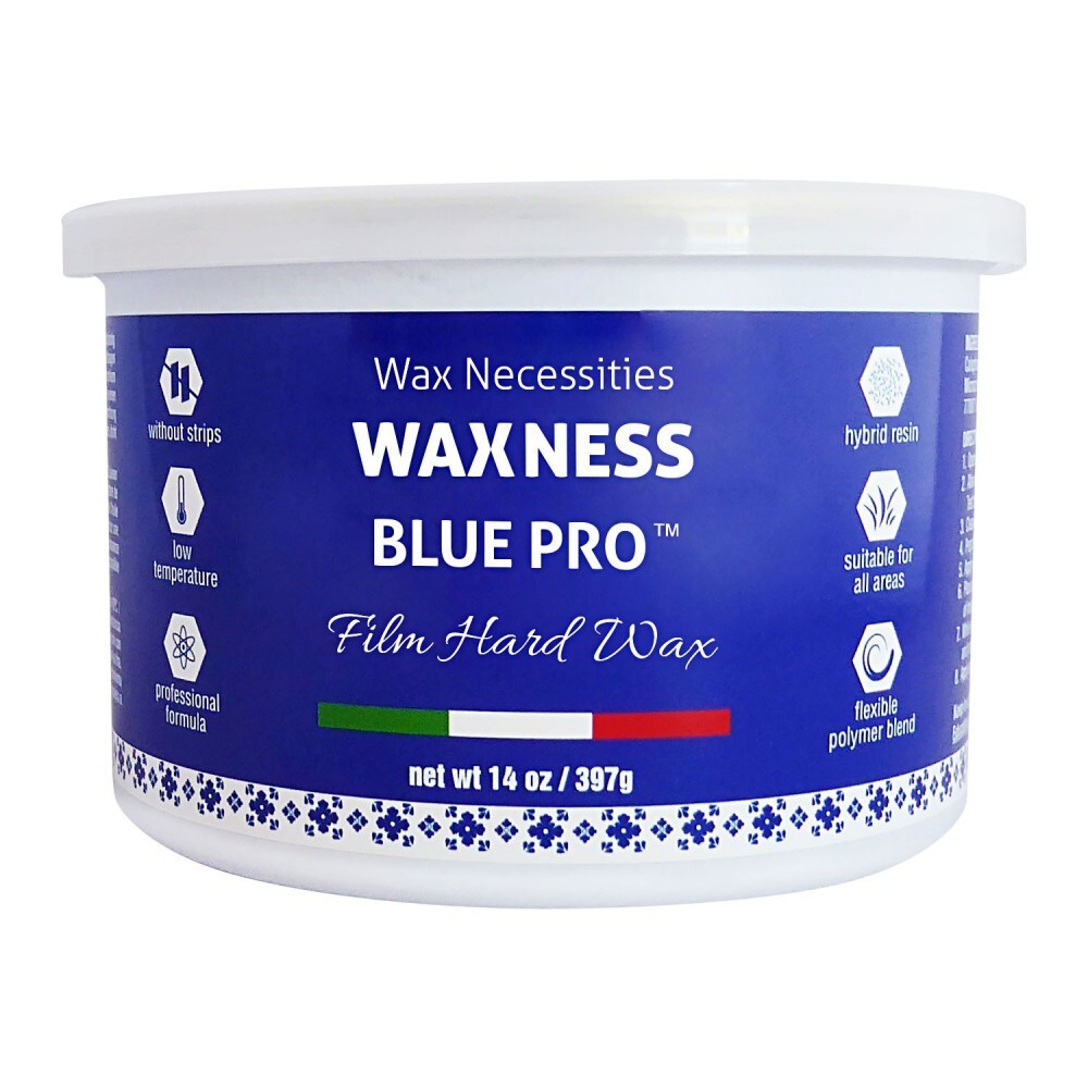Waxness Blue Pro Premium Hard Wax Tin 14 oz 397 g