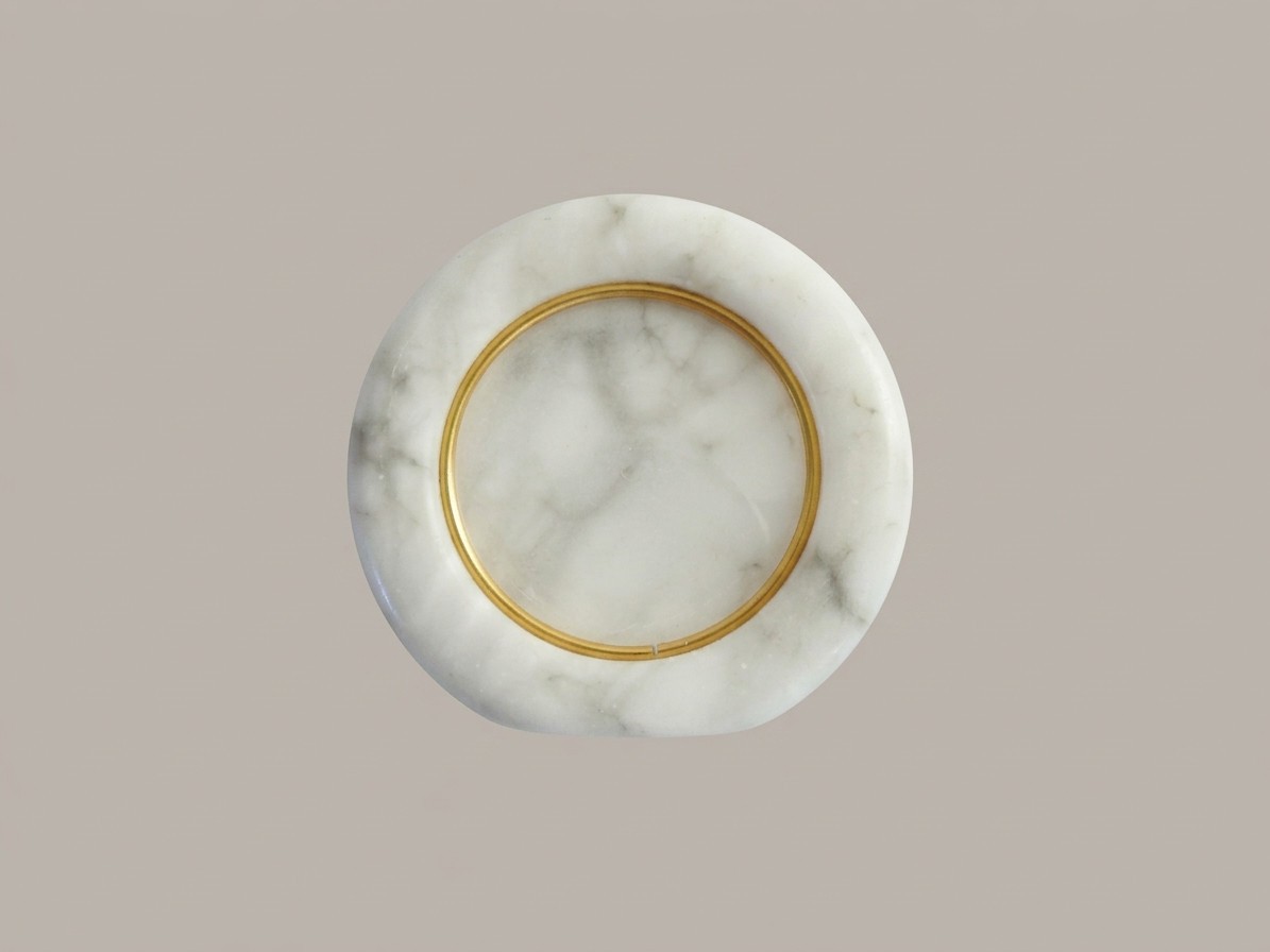 Vintage Italian Alabaster Picture Frame Round Stone L Arcaccio San Gimignano 4\ Vintage Italian Alabaster Picture Frame Round Stone L Arcaccio San Gimignano 4\