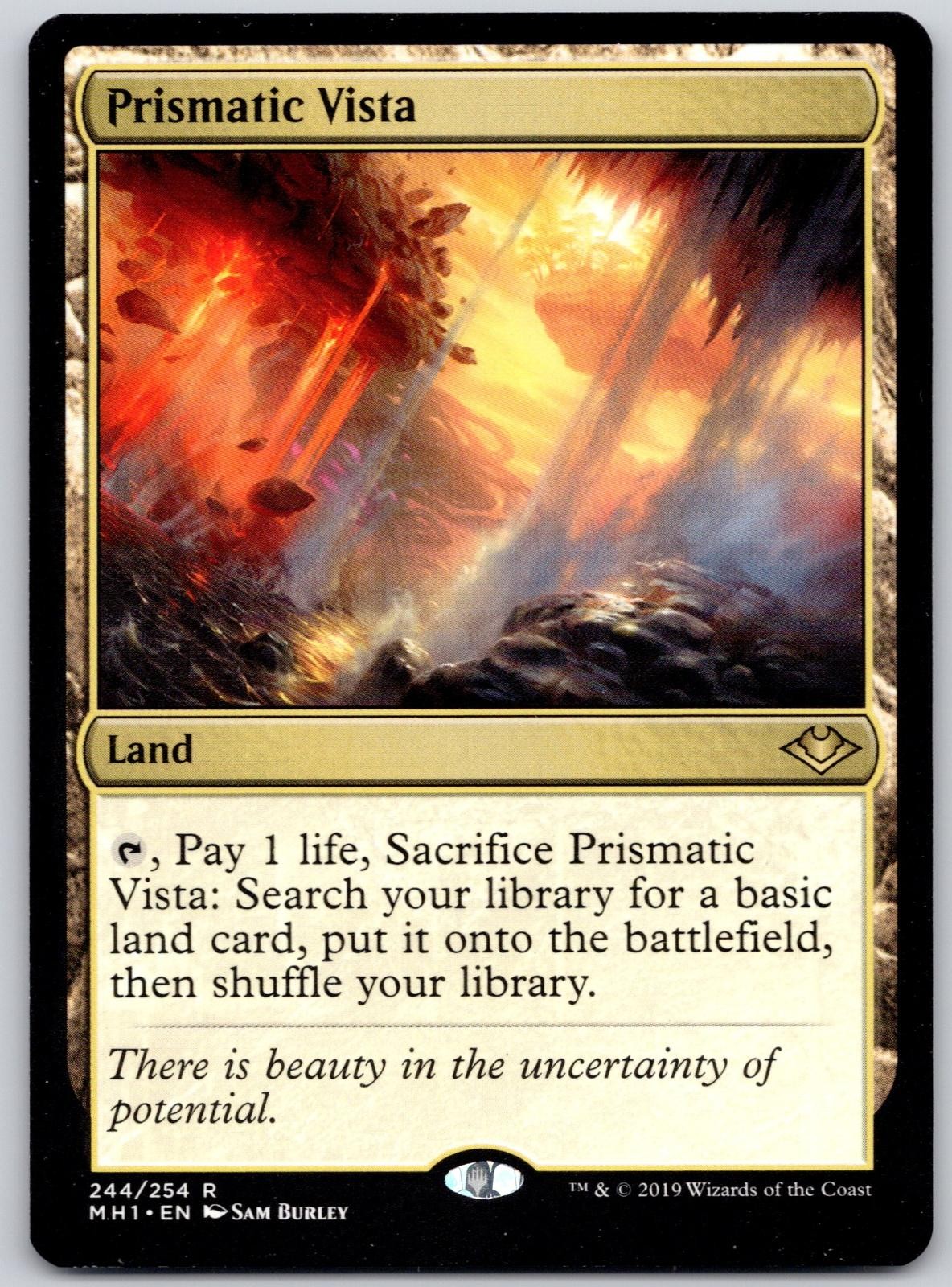 Prismatic Vista 244 Rare Modern Horizons Magic: The Gathering Lightly Played