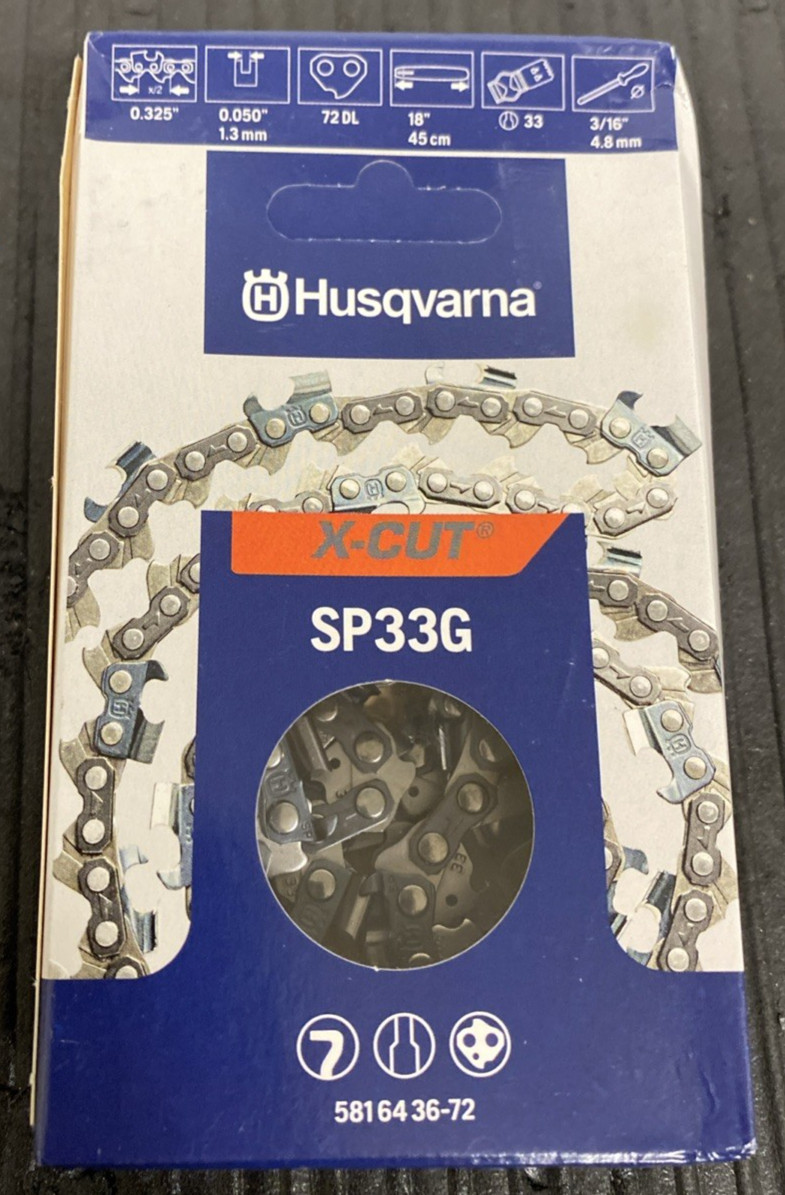 Husqvarna 581643672 SP33G 18” Chainsaw Saw Chain -RR5
