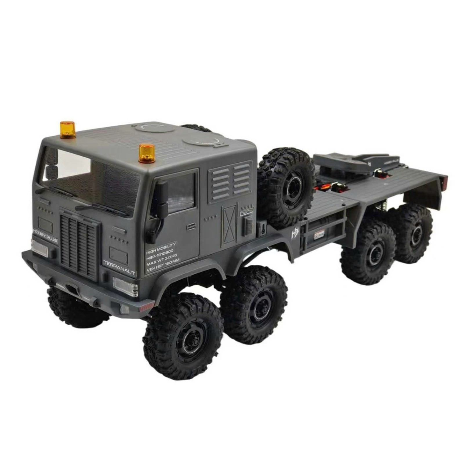 HobbyPlus CR-18P Terranaut 8X8 AWS Brushed RTR RC Crawler Off-Road 1/18 Scale