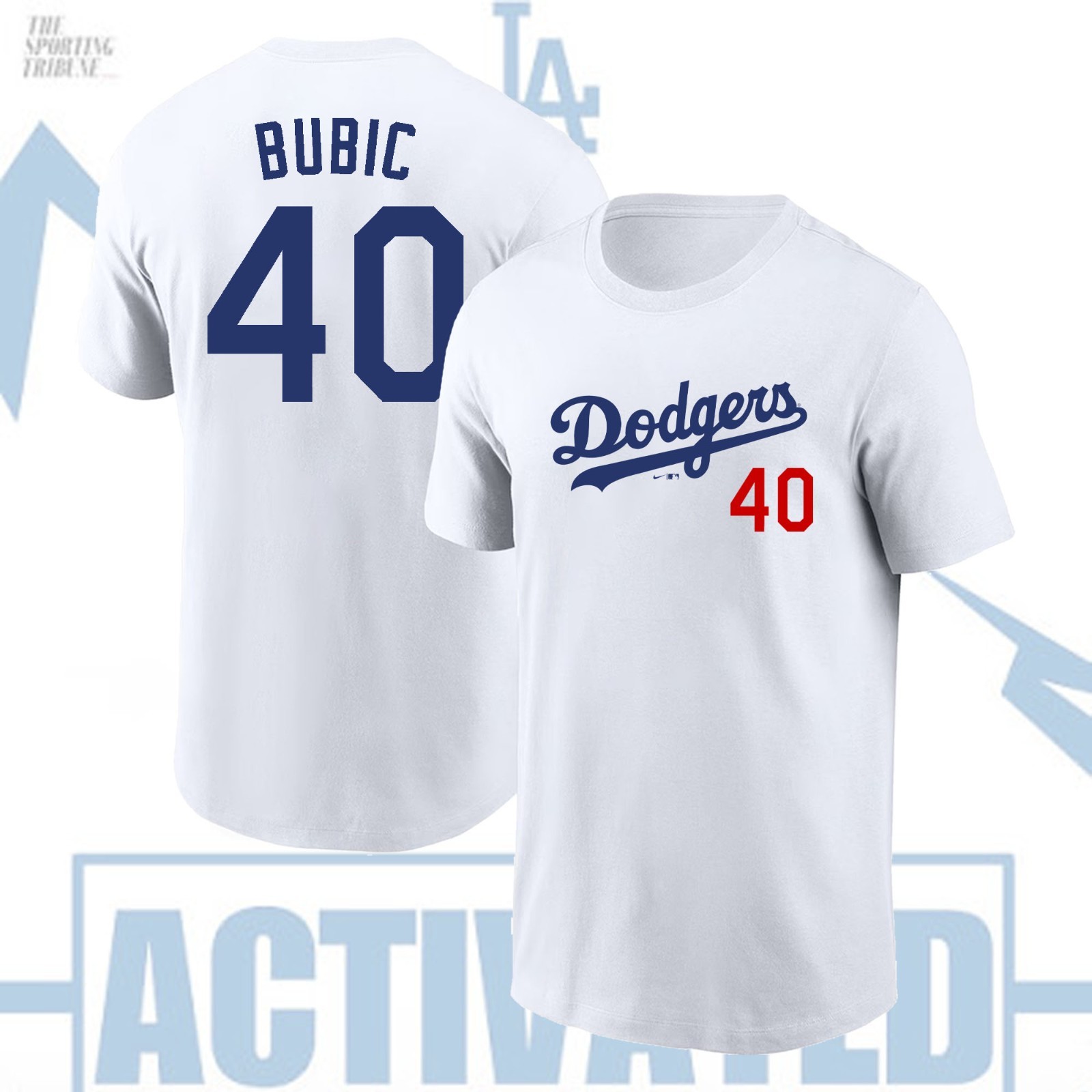 NEW SALE Kris Bubic #40 Los Angeles Dodgers 2026 Name & Number Fan Gifts