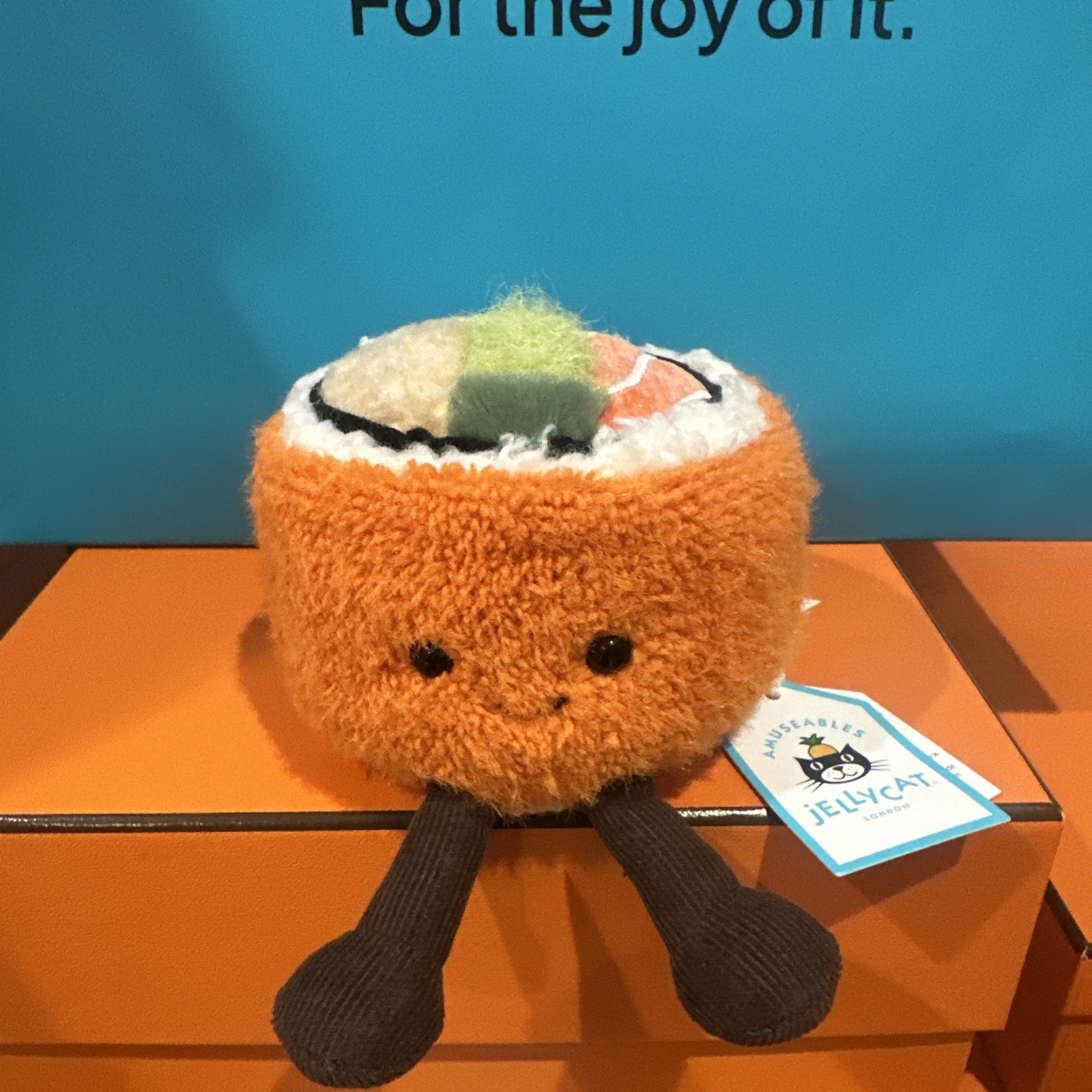 Jellycat CODHI CALIFORNIAN ROLL NWT Exclusive Sushi RARE AUTHENTIC 100% Jellycat CODHI CALIFORNIAN ROLL NWT Exclusive Sushi RARE AUTHENTIC 100%
