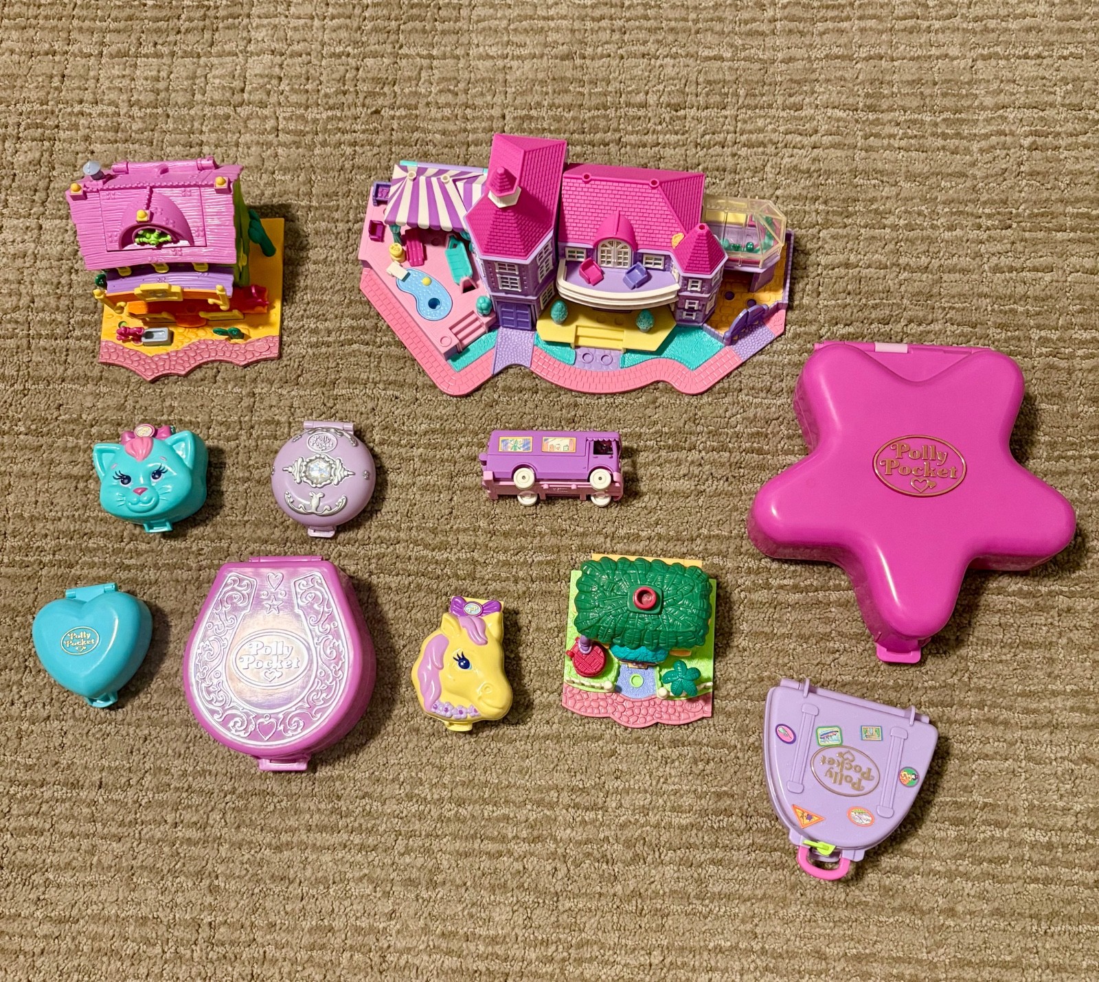 Vintage Polly Pocket Bluebird lot