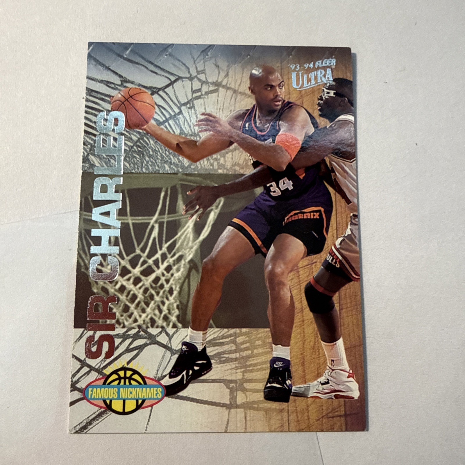 1993/94 Fleer Ultra Charles Barkley Famous Nicknames Sir Phoenix Suns #1 1993/94 Fleer Ultra Charles Barkley Famous Nicknames Sir Phoenix Suns #1