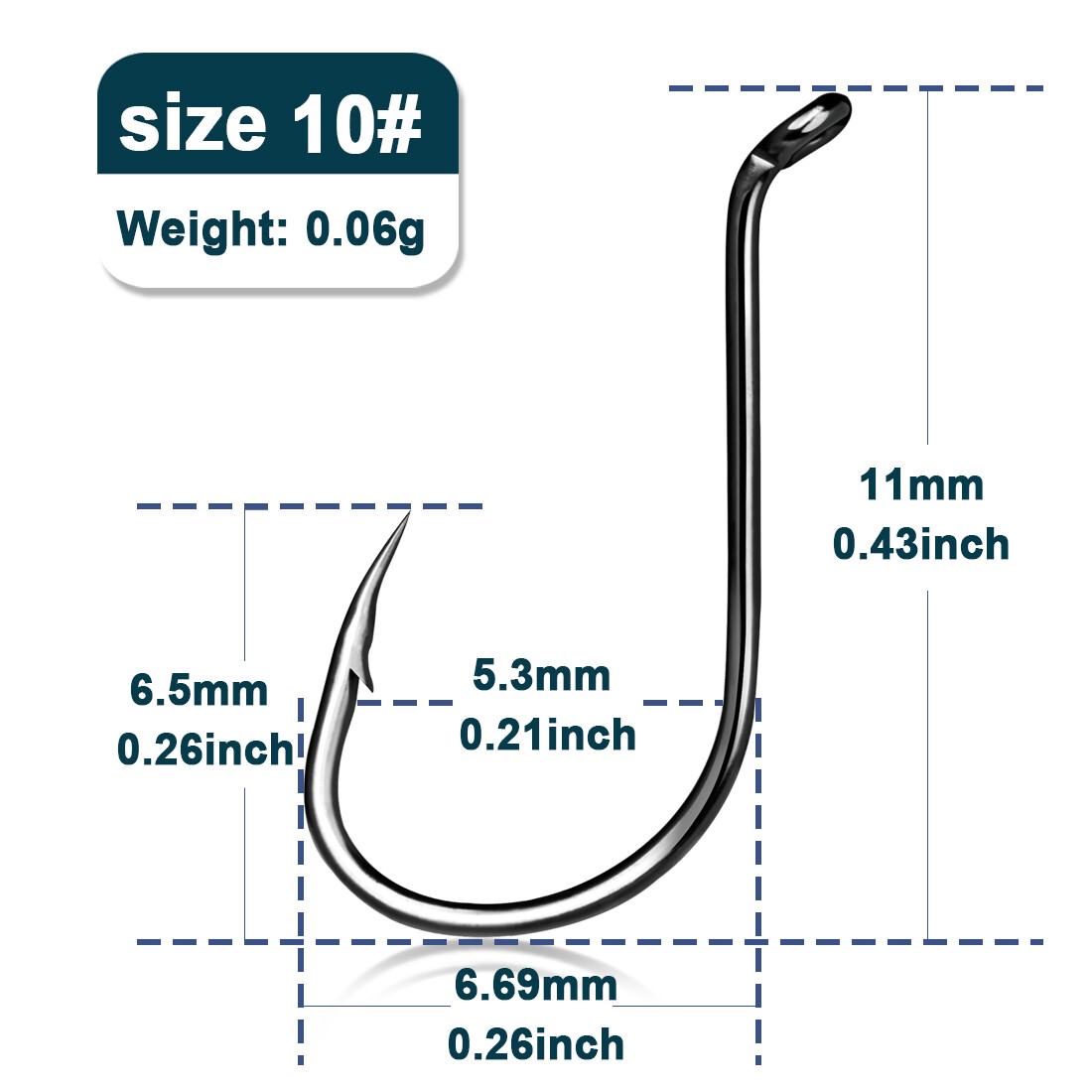 50~200Pcs Fishing Octopus Hooks Circle Hooks High Carbon Steel for Sea All Sizes