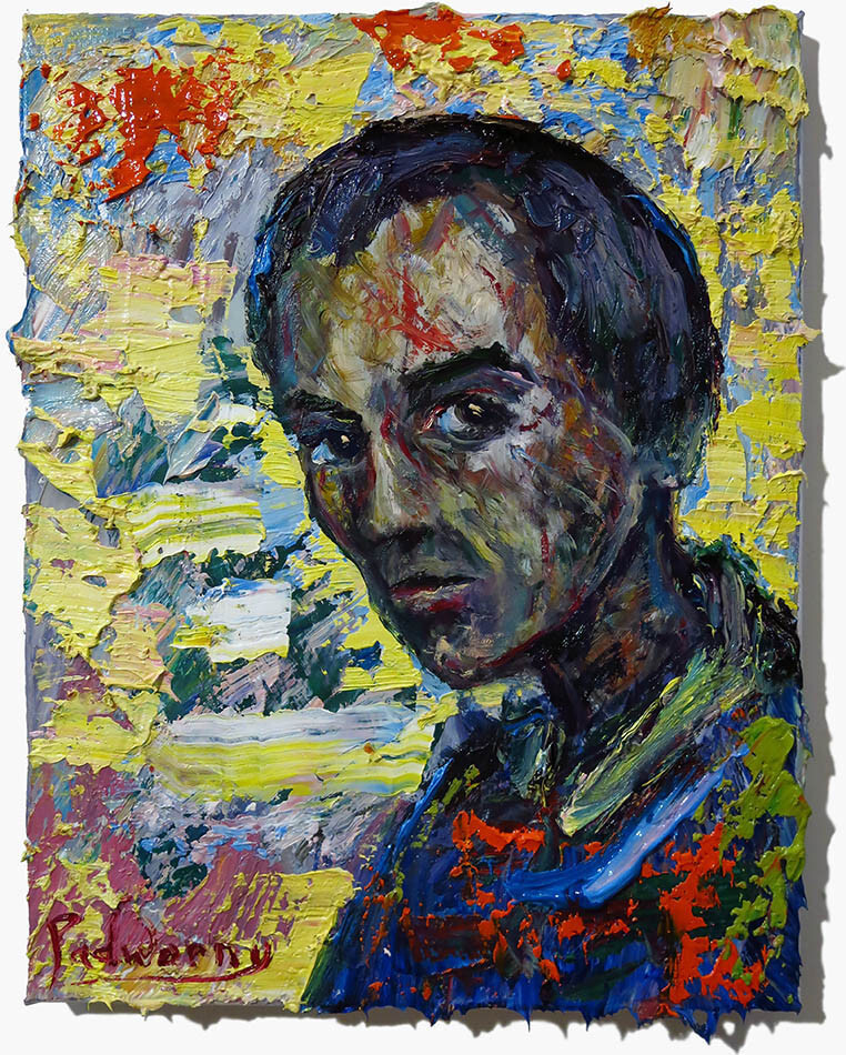 OIL PAINTING█UNIQUE IMPRESSIONISt ART█SIGNED ABSTRACT█ORIGINAL PORTRAIT POP██MAN