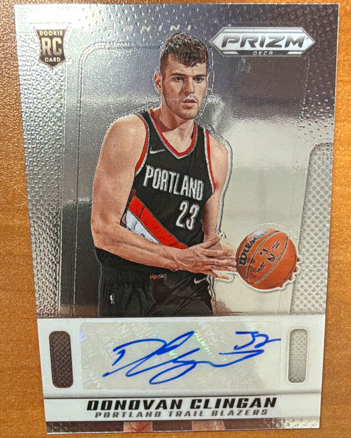 Panini 2024-25 Prizm Deca Donovan Clingan RC Auto Signatures