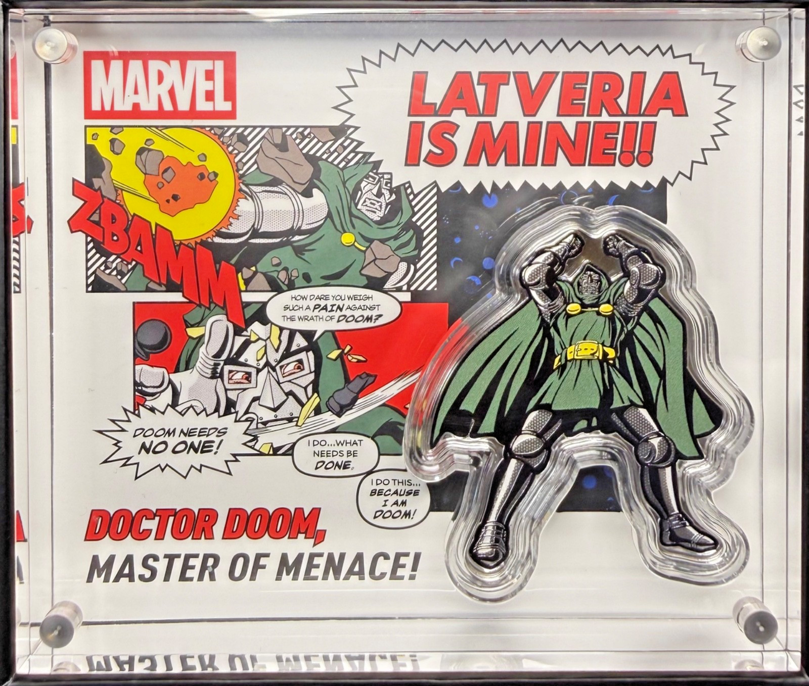 SDCC 2026 Agoro Marvel Doctor Doom Standard 1/2 oz .999 Silver Coin 007/900