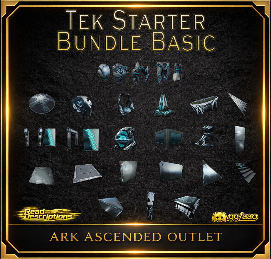 Tek Starter Bundle Basic-Ark Survival Ascended PVE-Tek Structures-Official-AAO