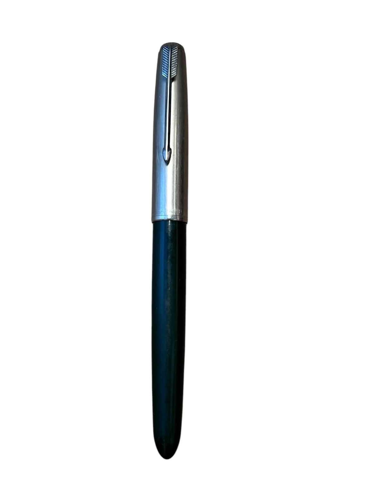 Parker Vintage Aeromatic 51 Fountain Pen Forrest Green 1950s Stainless Steel Cap Parker Vintage Aeromatic 51 Fountain Pen Forrest Green 1950s Stainless Steel Cap