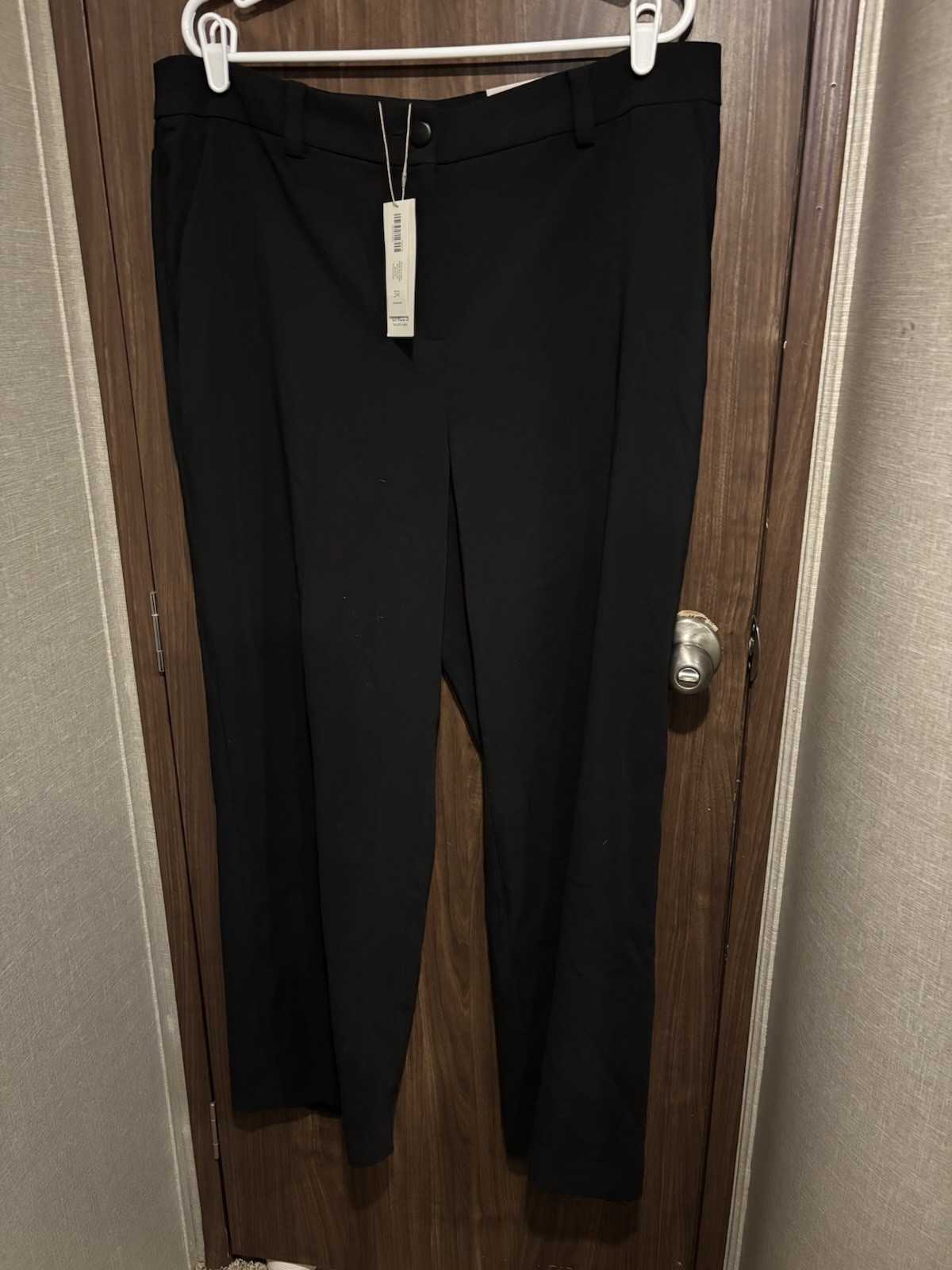 Chico\'s Black Label Wide Leg Pants Black Size 3R/16R New With Tags