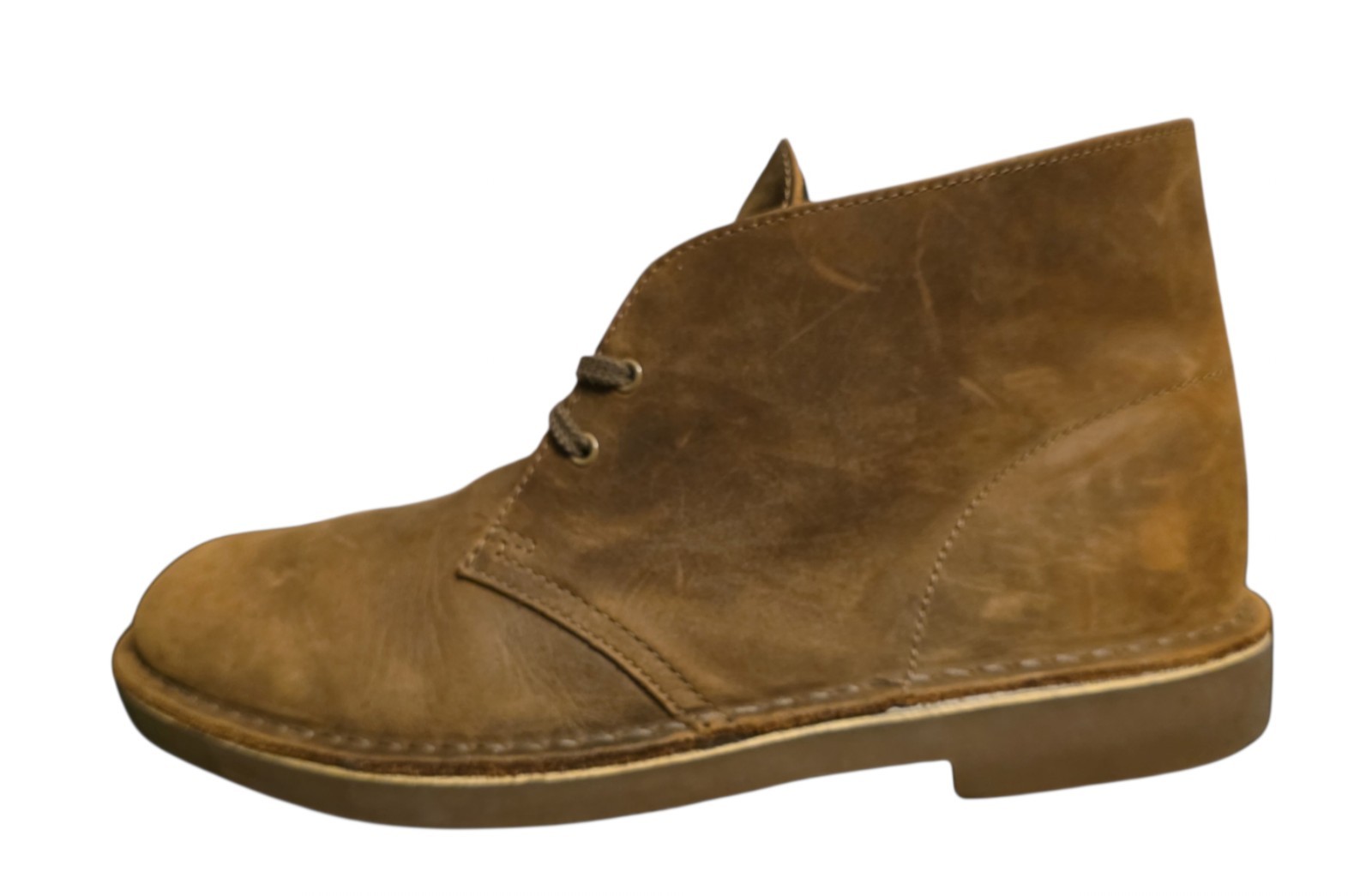 Clarks Bushacre 2 Beeswax Brown Leather Chukka Desert Boots Casual Men 9.5