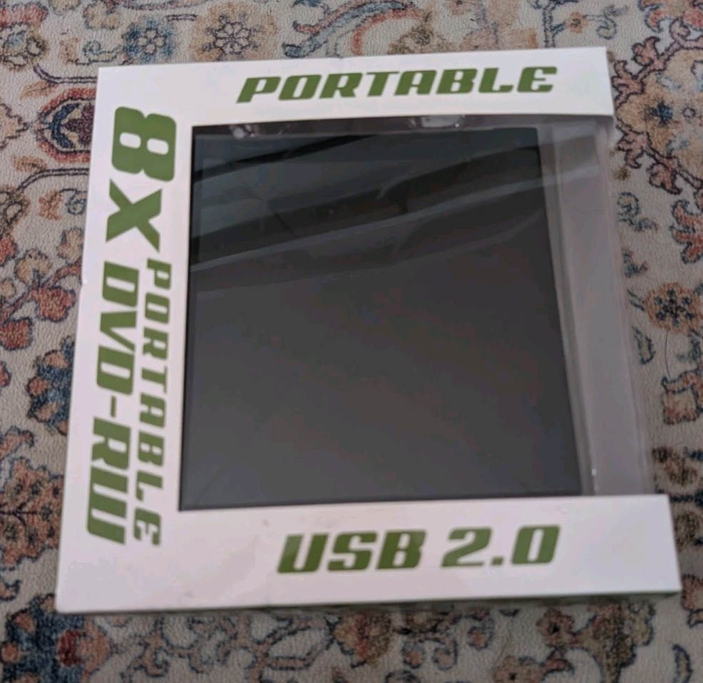 I/OMagic 8x Portable External DVD±R/RW Drive IDVD8PB New Sealed I/OMagic 8x Portable External DVD±R/RW Drive IDVD8PB New Sealed