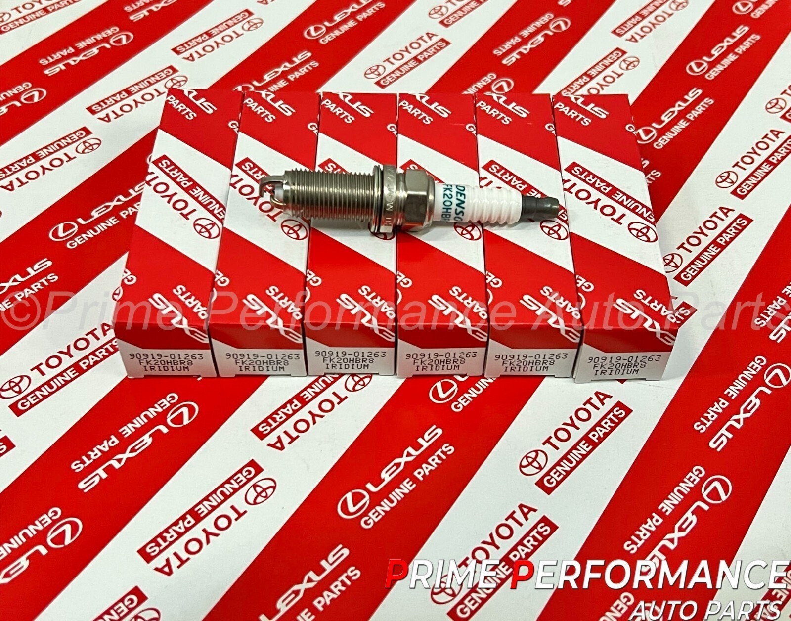 6PCS Genuine OEM 90919-01263 for Toyota Lexus Iridium Spark Plug USA STOCK