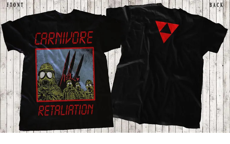 New printed T-shirt - CARNIVORE- Retaliation