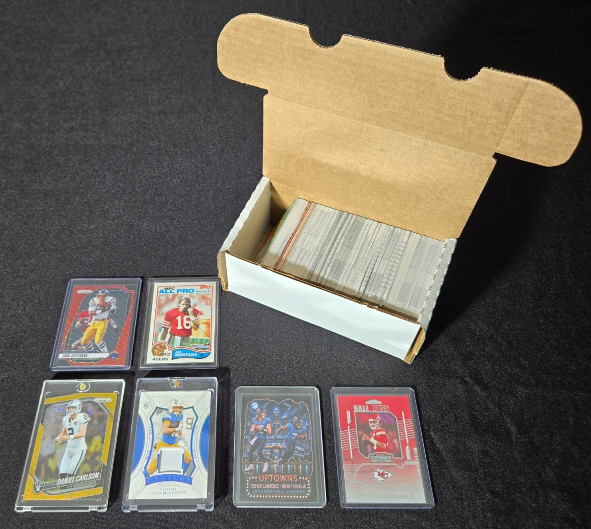 AnotherTime Lot of 266 Football Cards Ladd McConkey National Treasures 25/25 RC AnotherTime Lot of 266 Football Cards Ladd McConkey National Treasures 25/25 RC